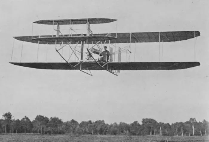 Framed Print : Wilbur Wright Airborne Framed Print : Wilbur Wright Airborne