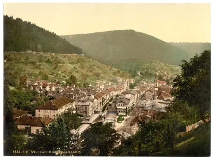 Framed Print : Wildbad, Wurtemburg, Germany Framed Print : Wildbad, Wurtemburg, Germany