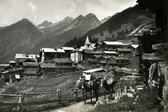 Framed Print : Wiler in the district of Raron, Switzerland Framed Print : Wiler in the district of Raron, Switzerland