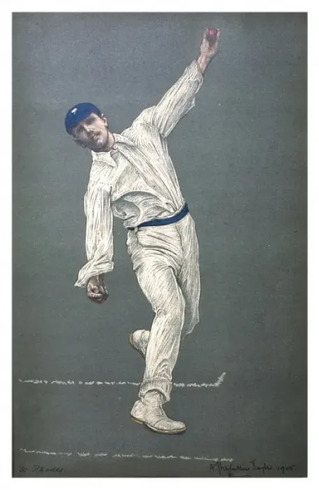 Framed Print : Wilfred Rhodes (Yorks. ) Framed Print : Wilfred Rhodes (Yorks. )