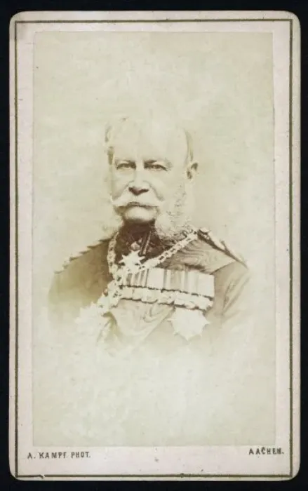 Framed Print : Wilhelm I  /  Kampf Cdv
