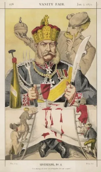 Framed Print : Wilhelm I / Vfair 1871 Framed Print : Wilhelm I / Vfair 1871