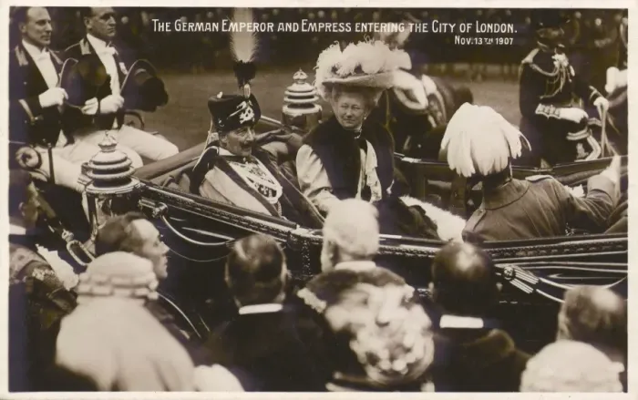 Framed Print : Wilhelm II and Empress Augusta Victoria visit London Framed Print : Wilhelm II and Empress Augusta Victoria visit London