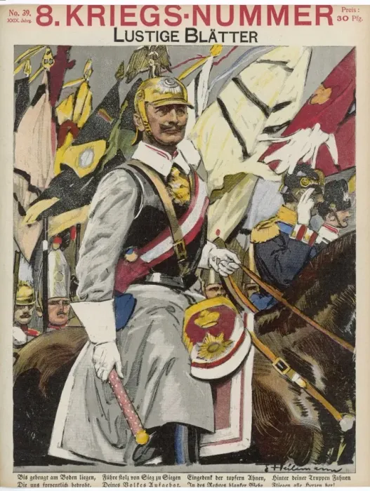 Framed Print : Wilhelm Ii / Lust Blatter Framed Print : Wilhelm Ii / Lust Blatter