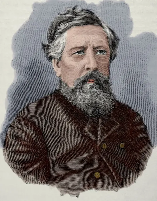 Framed Print : Wilhelm Liebknecht (1826-1900). German social democrat. Foun Framed Print : Wilhelm Liebknecht (1826-1900). German social democrat. Foun