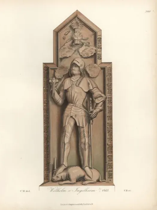 Framed Print : Wilhelm von Ingelheim or Ockenheim, died 1465 Framed Print : Wilhelm von Ingelheim or Ockenheim, died 1465