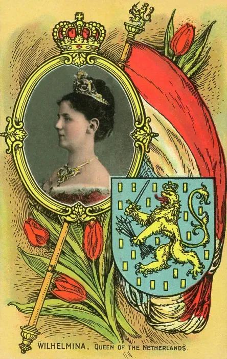 Framed Print : Wilhelmina (1880-1962) - Queen of The Netherlands Framed Print : Wilhelmina (1880-1962) - Queen of The Netherlands