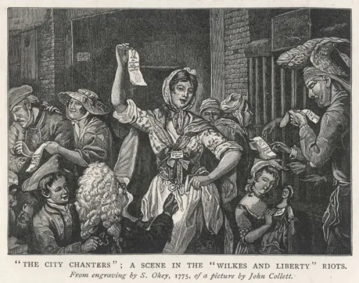 Framed Print : Wilkes Riots 1768 Framed Print : Wilkes Riots 1768
