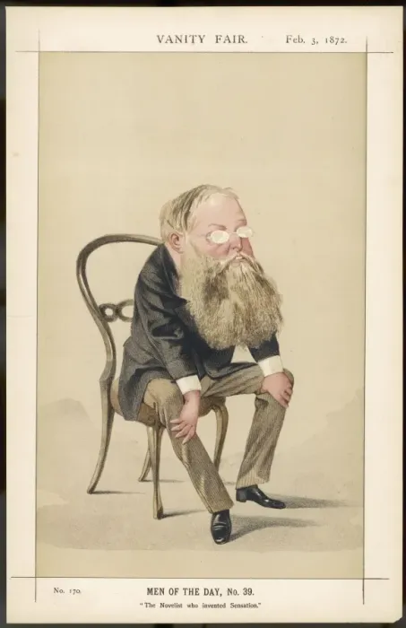 Framed Print : Wilkie Collins / Van Fair Framed Print : Wilkie Collins / Van Fair