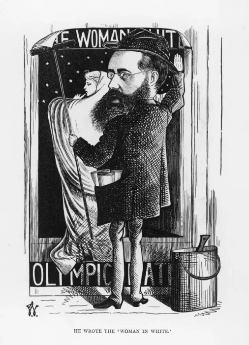 Framed Print : Wilkie Collins / Waddy Oaw Framed Print : Wilkie Collins / Waddy Oaw