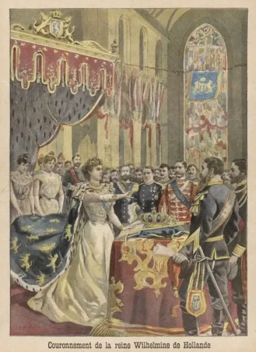 Framed Print : Willhemina Crowned / 1898 Framed Print : Willhemina Crowned / 1898