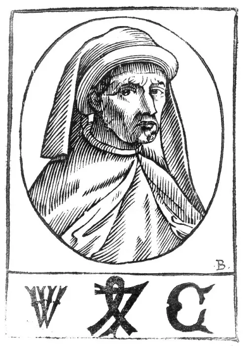 Framed Print : William Caxton, English merchant, diplomat, writer, printer Framed Print : William Caxton, English merchant, diplomat, writer, printer
