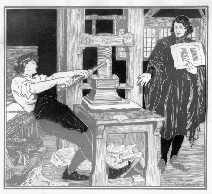 Framed Print : William Caxton made his own ink, but you can have yours made Framed Print : William Caxton made his own ink, but you can have yours made