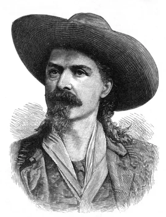Framed Print : William Cody in 1887 Framed Print : William Cody in 1887