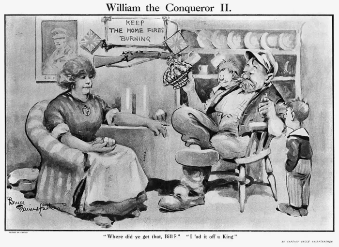 Framed Print : William the Conqueror II, by Bairnsfather Framed Print : William the Conqueror II, by Bairnsfather