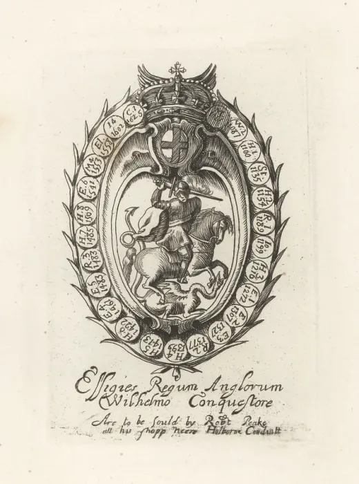 Framed Print : William the Conqueror as Saint George Framed Print : William the Conqueror as Saint George