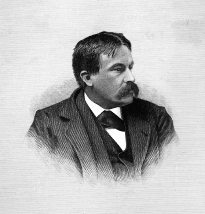 Framed Print : William Dean Howells - 1 Framed Print : William Dean Howells - 1
