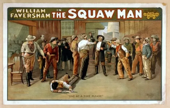 Framed Print : William Faversham in The squaw man Framed Print : William Faversham in The squaw man