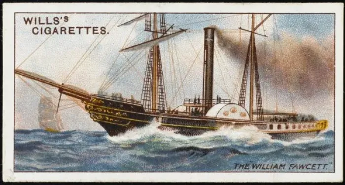 Framed Print : William Fawcett Steamer Framed Print : William Fawcett Steamer