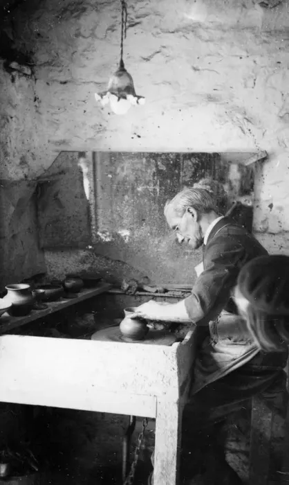 Framed Print : William Fishley Holland at work Framed Print : William Fishley Holland at work