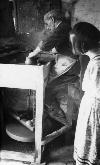 Framed Print : William Fishley Holland at work Framed Print : William Fishley Holland at work