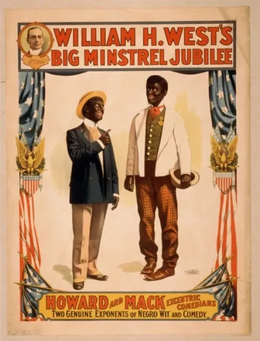 Framed Print : William H. Wests Big Minstrel Jubilee Framed Print : William H. Wests Big Minstrel Jubilee