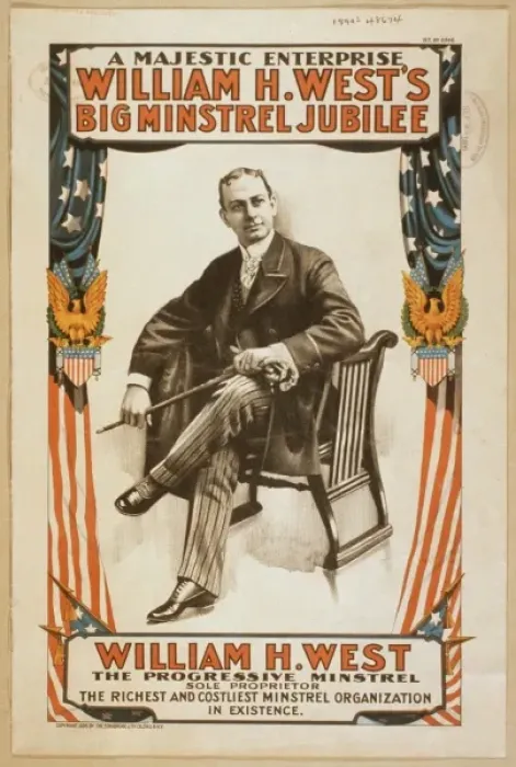 Framed Print : William H. Wests Big minstrel jubilee a majestic enterprise Framed Print : William H. Wests Big minstrel jubilee a majestic enterprise