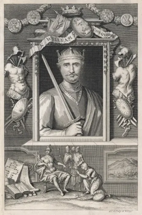 Framed Print : William I (Vertue 1) Framed Print : William I (Vertue 1)