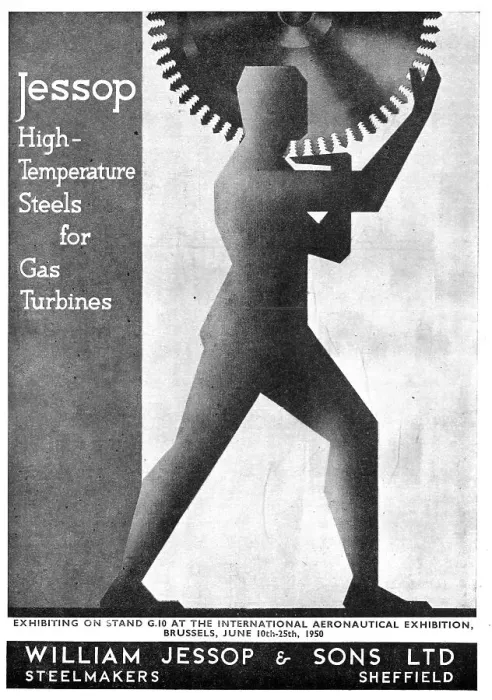 Framed Print : William Jessop High Temperature Steels 1950 Framed Print : William Jessop High Temperature Steels 1950