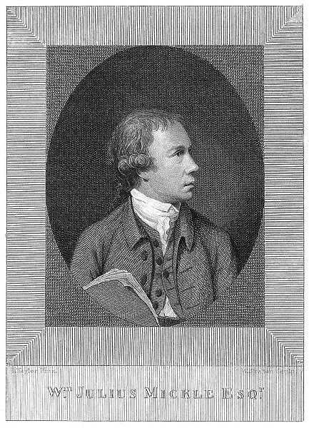 William Julius Mickle 1735 1788 Scottish Writer