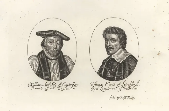 Framed Print : William Laud and Thomas Wentworth, 17th century Framed Print : William Laud and Thomas Wentworth, 17th century