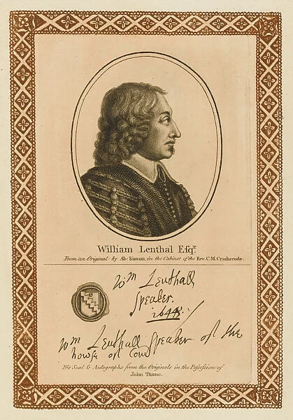 William Lenthall. WILLIAM LENTHALL statesman whose conduct during the commonwealth