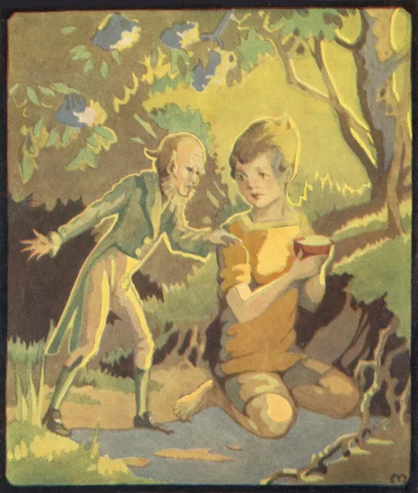 Framed Print : William and the Leprechaun Framed Print : William and the Leprechaun