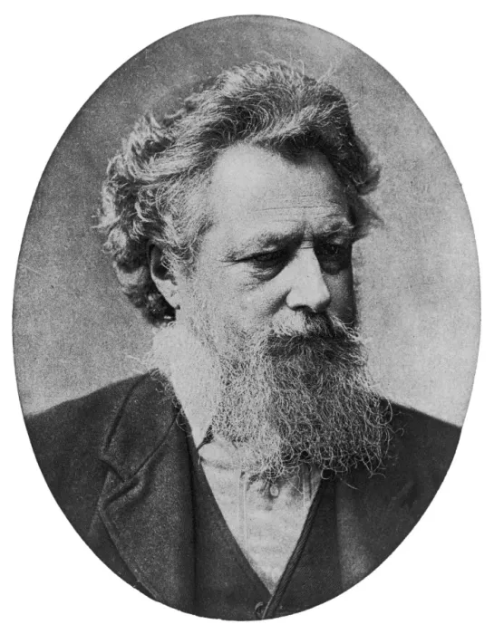 Framed Print : William Morris / Oval Framed Print : William Morris / Oval