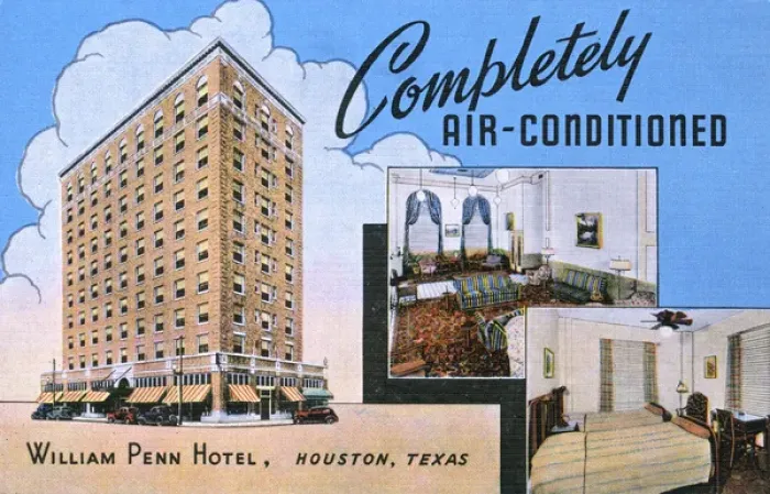 Framed Print : William Penn Hotel, Houston, Texas, USA Framed Print : William Penn Hotel, Houston, Texas, USA
