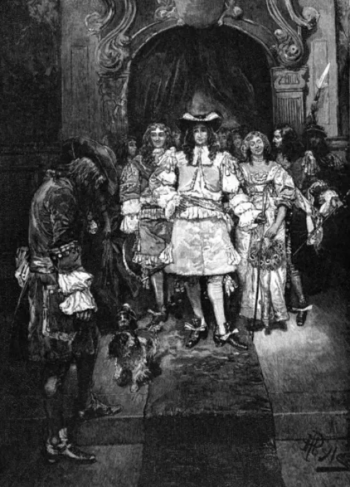 Framed Print : William Penn & James II Framed Print : William Penn & James II