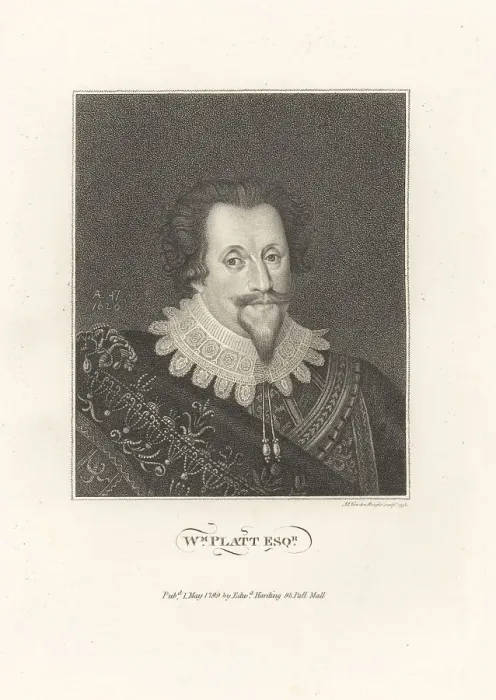 Framed Print : William Platt Esq. English philanthropist, died 1637 Framed Print : William Platt Esq. English philanthropist, died 1637