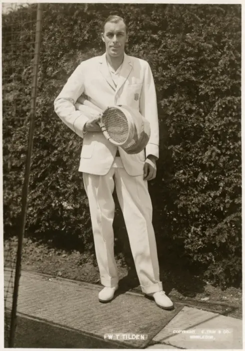 Framed Print : William T Tilden, the American champion of Wimbledon Framed Print : William T Tilden, the American champion of Wimbledon
