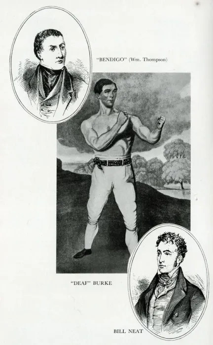 Framed Print : William Thompson, Deaf Burke, Bill Neat, boxers Framed Print : William Thompson, Deaf Burke, Bill Neat, boxers