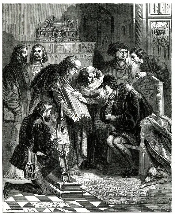 Framed Print : William Tyndale and the first English Bible Framed Print : William Tyndale and the first English Bible