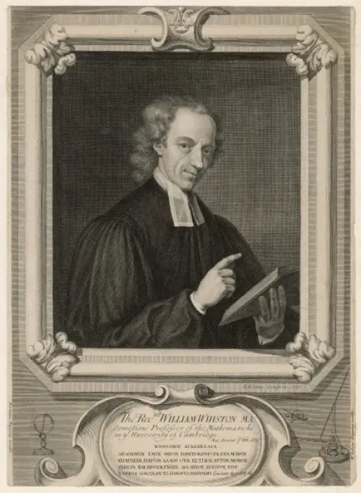 Framed Print : William Whiston Framed Print : William Whiston