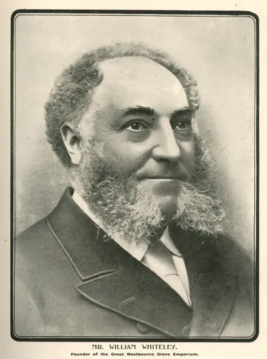 Framed Print : William Whiteley, department store founder