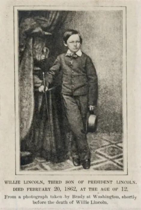 Framed Print : Willie Lincoln, third son of President Lincoln. Died Februar Framed Print : Willie Lincoln, third son of President Lincoln. Died Februar