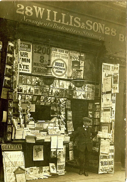Willis & Son newsagents, Lime Street, East London