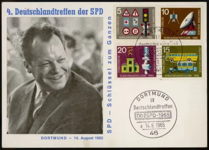 Framed Print : Willy Brandt 1965 Framed Print : Willy Brandt 1965