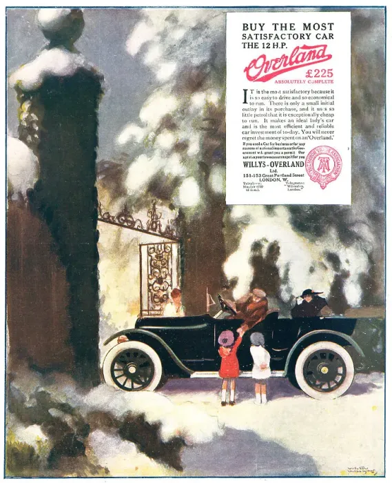Framed Print : Willys Overland Advertisement Framed Print : Willys Overland Advertisement