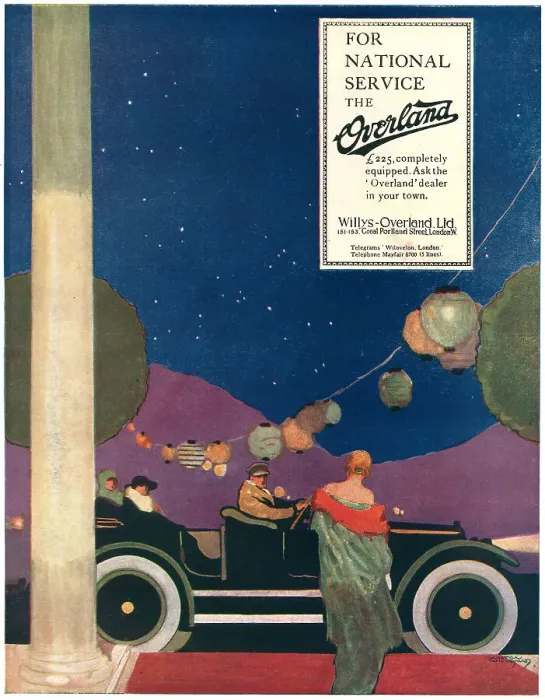 Framed Print : Willys Overland Advertisement Framed Print : Willys Overland Advertisement