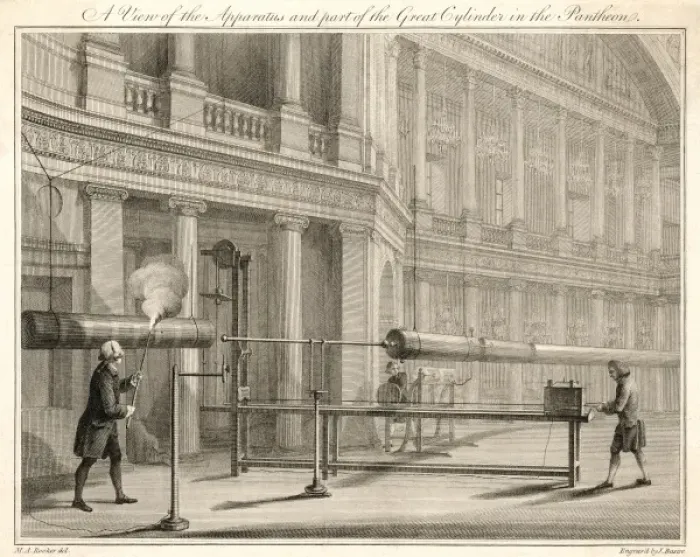 Framed Print : Wilson Experiment / 1760 Framed Print : Wilson Experiment / 1760