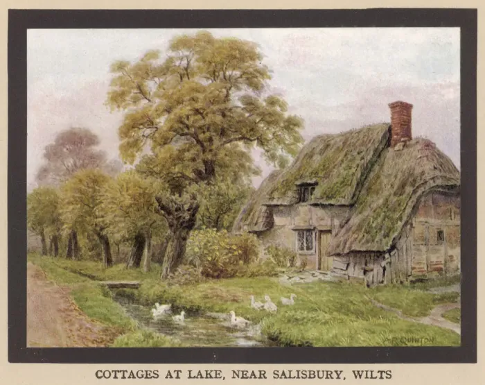 Framed Print : WILTSHIRE / LAKE 1912 Framed Print : WILTSHIRE / LAKE 1912
