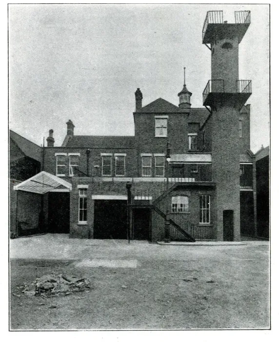 Framed Print : Wimbledon New Fire Station, back view Framed Print : Wimbledon New Fire Station, back view